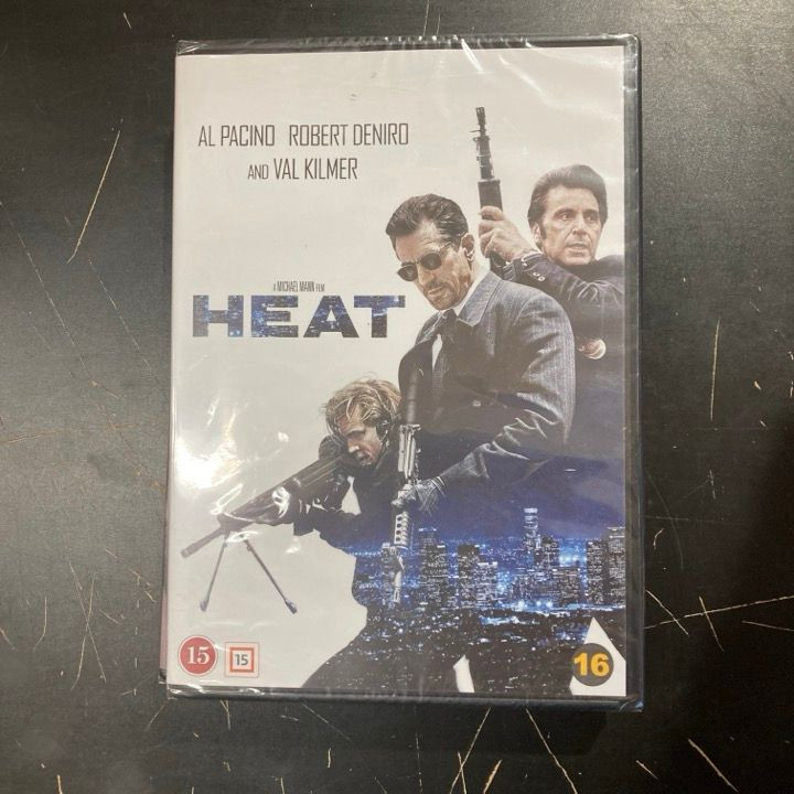 Heat - ajojahti DVD (avaamaton) -toiminta/draama-